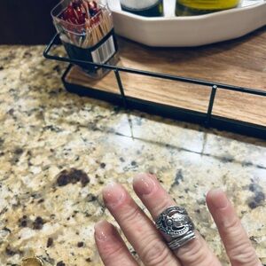 Silver spoon Ring